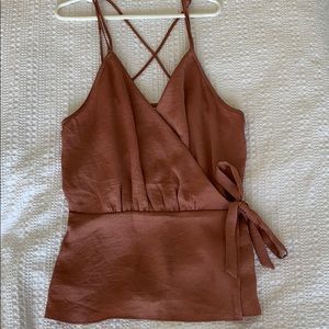 Cross back cami